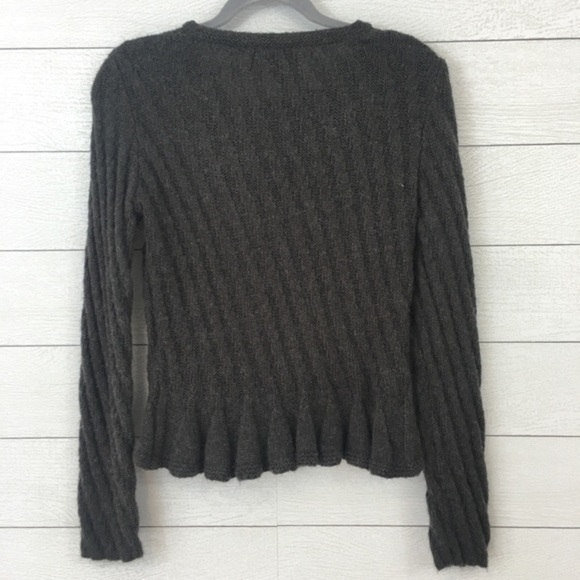 Romeo & Juliet Couture Peplum Cardigan - Picture 2 of 5